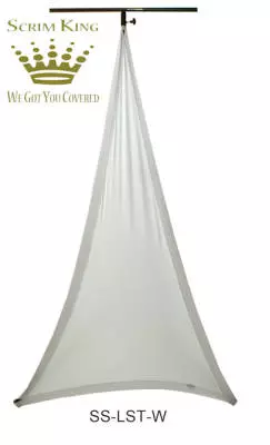 Lighting Stand Scrim - Single Side in White
